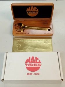 MAC TOOLS VERGOLDET SAMMLER SET 2003 VERSTELLBARER SCHRAUBENSCHLÜSSEL LIMITED EDITION - Bild 1 von 15