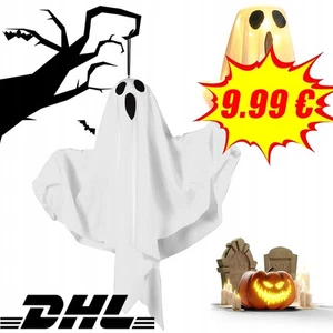 Halloween-Deko für den Garten: Leuchtende Geister zum Aufhängen×1 - Bild 1 von 10