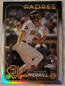 JACKSON MERRILL RC 2024 Topps cromo plata refractor #207 padres - Imagen 1 de 2