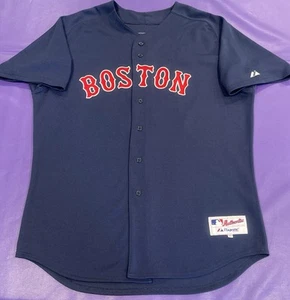 Authentic Dustin Pedroia Boston Red Sox #15 Navy Alternate Majestic Jersey 52 - Bild 1 von 6