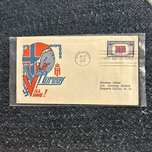 Scott 911 5 Cents Norway Staehle FDC Typed Address Planty 911-11 - Picture 1 of 11