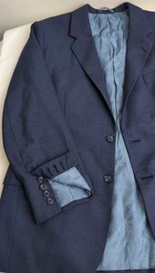 Hiras Bespoke Lucciano Rossi Cloth Mens 2 Piece Surgeon Cuff Suit 40S-W34X27.5 - Bild 1 von 22