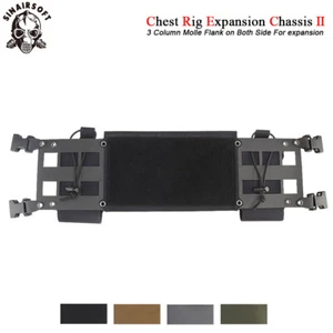 Tactical Micro Fight Chassis Rigid Flank GP Pouch MK4 Chest Rig Vest Expansion - Picture 1 of 15
