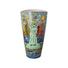 JAMES RIZZI: Popart porcelaine vase BIG APPLE ON LIBERTY, New York, Goebel, new