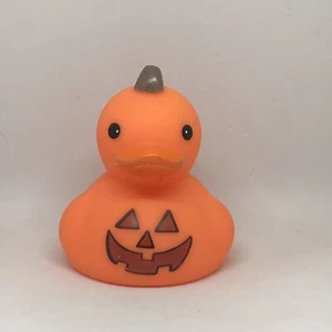Pumpkin Rubber Duck 3” Ducky Halloween Bath Pool Jeep Toy - Picture 1 of 8