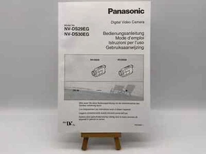 Panasonic NV-DS29EG NV-DS30EG Caméscope Mode D 'em Ploi Allemand - Photo 1/1