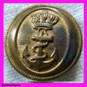 B475 - BOUTON MARINE OFFICIER LOUIS-PHILIPPE1830-1848 - Picture 1 of 1