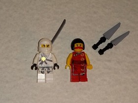 LEGO NINJAGO:  Fire Temple (2507) - Princess Nya & Zane with Weapons