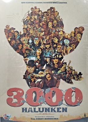 3000 Halunken Brettspiel Western Cowboys Banditen Kartenspiel - Bild 1 von 3