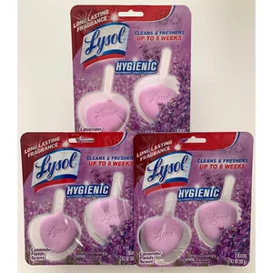 Lysol Automatic Toilet Bowl Cleaner, Lavender Fields Scent, 2 Count (Pack of 3) - Picture 1 of 1