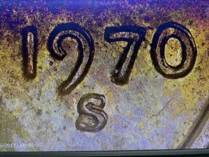 Moneda Lincoln Penny 1970 doble matriz anverso fecha grande error variedad - Imagen 1 de 12