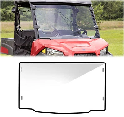 Scratch Resistant UTV Windshield for Polaris Ranger Midsize 500/570 Crew/EV/ETX - Image 1 of 4