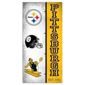 Pittsburgh Steelers Team Logo Progression 6" x 12" - Picture 1 of 1