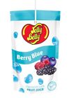 CASE OF 8 x 200ML JELLY BELLY BERRY BLUE FRUIT DRINKS POUCH BULK DEAL UK FAMOUS