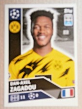 DAN-AXEL ZAGADOU #DOR 7  2020/21 UCL TOPPS  STICKER