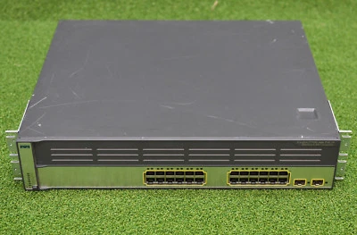 Cisco WS-C3750G-24WS-S50 24Port POE Wireless Controller Switch 50 Users -1YrWty - Image 1 of 3