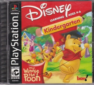 Disney's Winnie the Pooh Kindergarten (Sony PlayStation 1, PS1, 2002) *COMPLETE* - Image 1 of 3