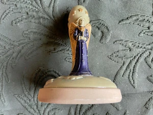 Vintage 1995 Brown Bag Cookie Art Heavenly Angel With Stars Stamp  - Picture 1 of 2