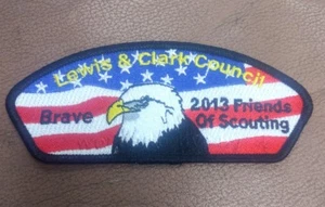 2013 Lewis and Clark Council BRAVE FOS patch - Picture 1 of 1