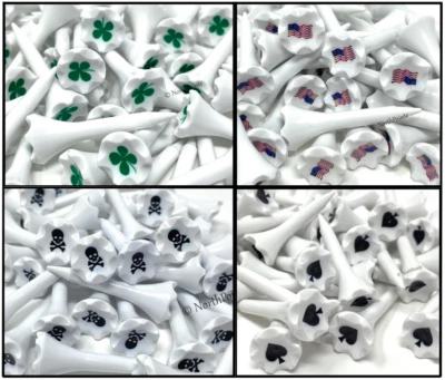 NORTHPOINTE GOLF 50Ct Golf Tees 1 ½” Plastic Golf Tees Short Tees for Irons, Par Threes, Range