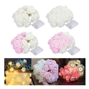Rose Flower String Lights LED Fairy Light for Festival - Picture 1 of 29