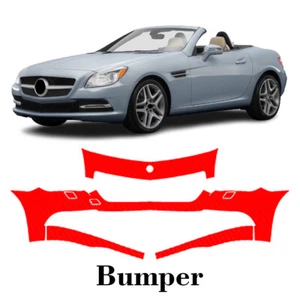 Front bumper PreCut PPF Paint Protection Film For Mercedes Benz SLK 2012-2016 - Picture 1 of 7