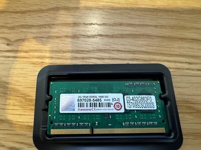 Storage RAM Synology 2GB DDR3L PC3-12800 1600Mhz CL11 so-Dimm 03-402G863F0 - Image 1 of 2