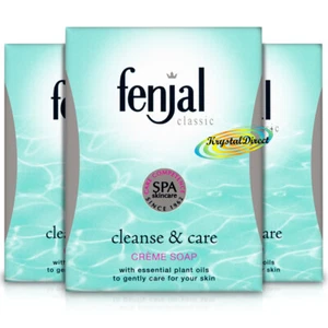 3x Fenjal Classic Luxury Cleanse & Care Creme Soap 100g - Picture 1 of 1