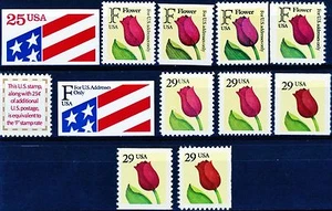 F Rate Series Complete MNH Set 12 Stamps Scott's 2475 and 2517 to 2527 - Picture 1 of 2