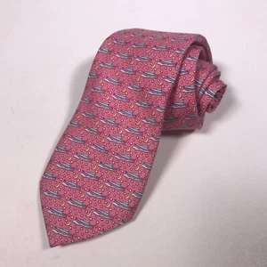 VINEYARD VINES Men's Silk Necktie Boat Themed Hand Picked Shep & Ian [DE17] - Picture 1 of 10