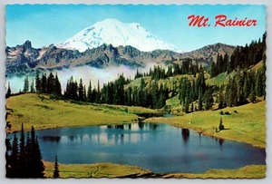 Postal Parque Nacional Rainier Tipsoo Lake Mount Washington - Imagen 1 de 2