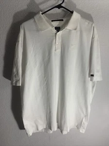 Tiger Woods Nike FITDRY Polo Gr. XL White Stripes TW Logo Halekulani - Bild 1 von 5