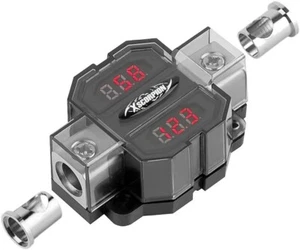 XScorpion 0 or 2 Gauge Inline Digital Amperage and Voltage Meter Amp Volts - NEW - Picture 1 of 3