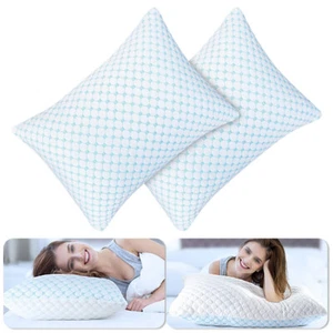 1/2 Stück Memory Foam Kühlkissen weicher waschbarer Bezug Kühlkissen (51×66cm) - Bild 1 von 15