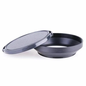 49mm Screw-in Wide Angle Metal Lens Hood Shade For Camera Lens + 67mm Lens cap - Picture 1 of 4