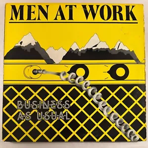 MEN AT WORK – BUSINESS AS USUAL - VINYL LP BLACK 1982 CBS - VG+ - 31 - Picture 1 of 2
