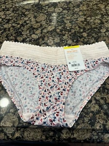Warners Hipster Panty Floral Style 5609J Size M/6 - Picture 1 of 2