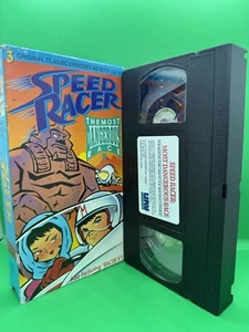 Vintage Speed Racer VHS “The Most Dangerous Race” With Racer X - Picture 1 of 2