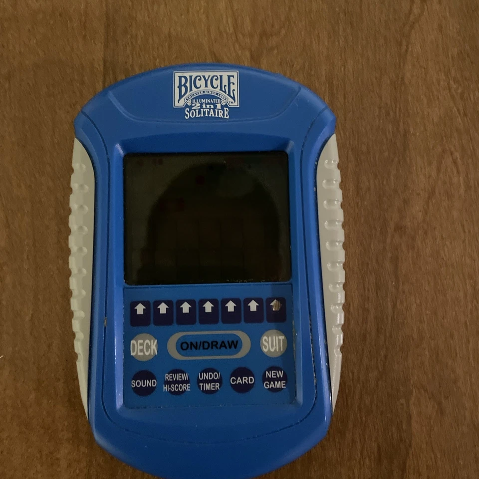 Bicicleta Iluminada 2 em 1 Solitário Jogo Eletrônico Portátil com Caneta - Testado - Imagem 1 de 4