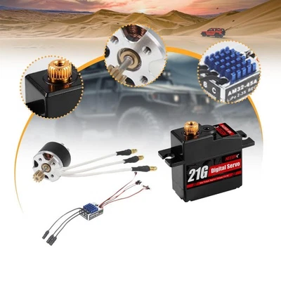 Brushless Motor with ESC Set 1/12 Scale Reliability Practical Wear Resistant - Image 1 of 4