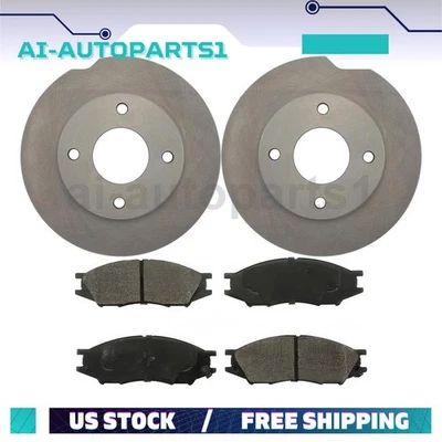 Juego de pastillas de freno delanteras + rotores de freno para Renault Scala 2011 2012 2013 Foto 1 de 4