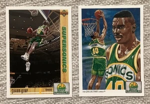 1991-92 Upper Deck (2 Card Lot) Shawn Kemp #96 & #173 π₯π₯ Seattle SuperSonics - Picture 1 of 6