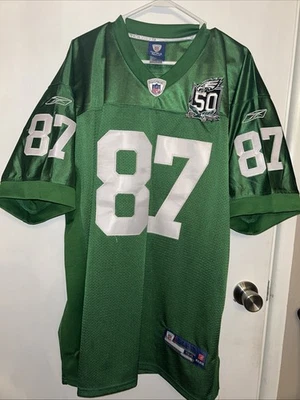 Parche Eagles Brent Celek Reebok OnField Kelly verde 50 aniversario 54 2XL Foto 1 de 4