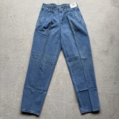 Deadstock 80s Dockers Jeans Mens 33x34 Pleated Denim Levi’s Baggy Fit Vintage - Image 1 of 4
