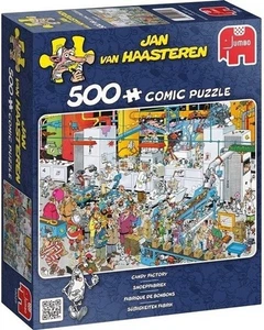 Jumbo Jigsaw Puzzle 500 Pieces van Haasteren Candy Factory - Picture 1 of 2