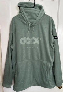 Dope Snow MMIX Size XL Sage Green FLeece Snowboard Ski Hoodie Cozy Warm - Picture 1 of 10