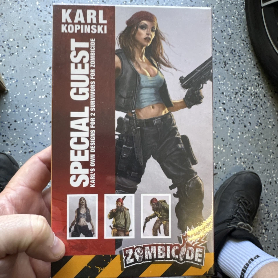 Zombicide Special Guest Survivor Set 3 Karl Kopinski Angry Mary/red Cap Ben 0025