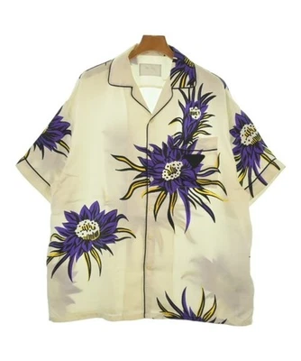 PRADA Casual Shirts WhitexPurplexYellowetc.(Patterned) M 2200595878086 - Image 1 of 4