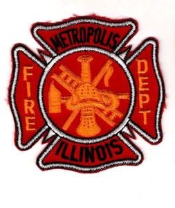 Metropolis Illinois Fire Department Patch - Imagen 1 de 1