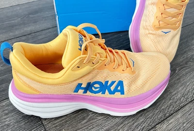 Hoka One One Size 6.5 US Women Sneakers Bondi 8 1127952-ICYC walk sport shoes - Image 1 of 4